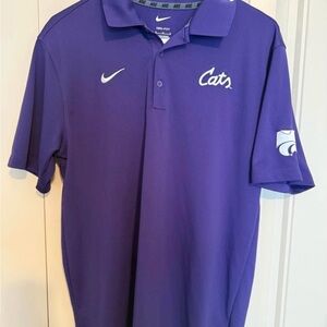 Nike Dri-FIT Medium Purple Polo Shirt K-State
